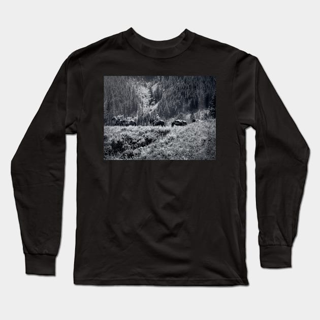 Frontier Bound Long Sleeve T-Shirt by EileenMcVey